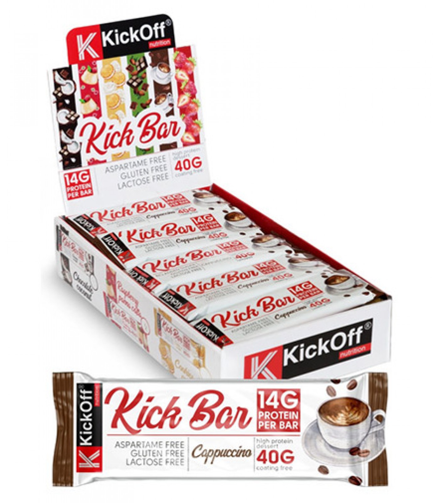 KICKOFF NUTRITION Kick Bar Box / 20 x 40 g